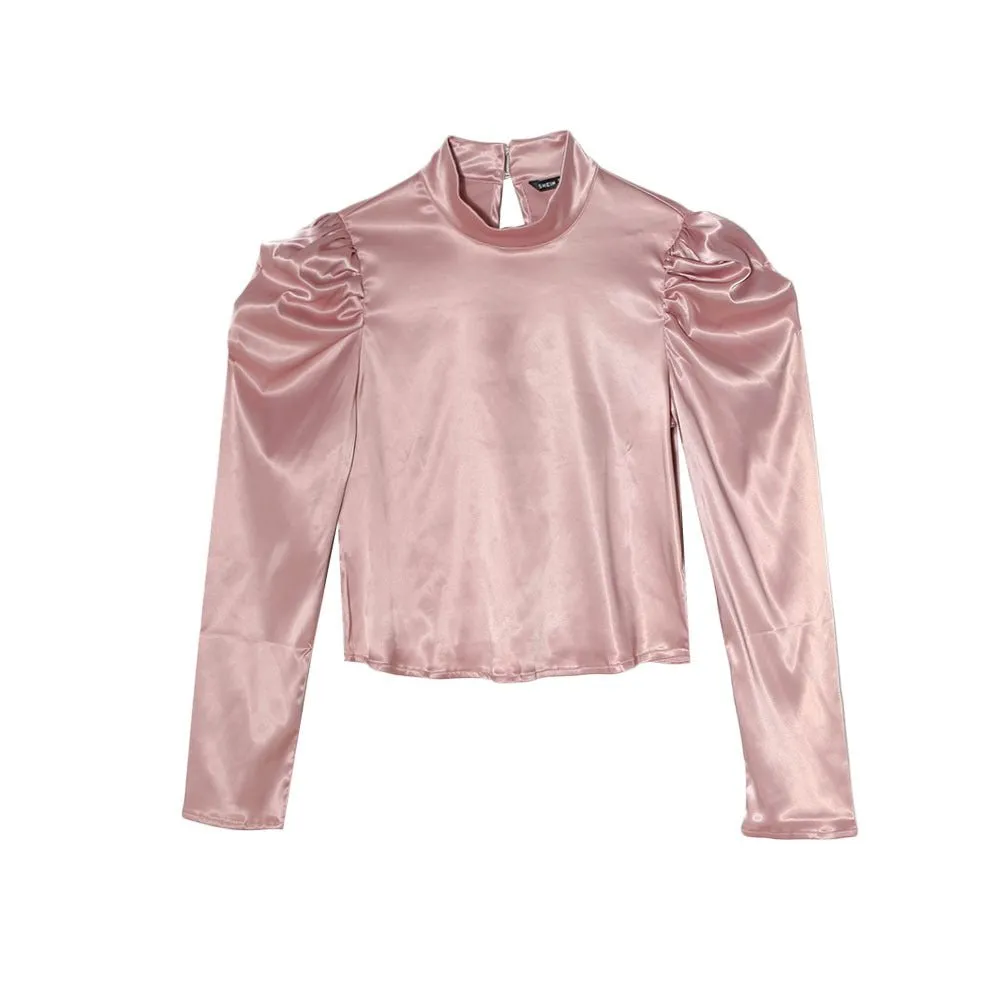 High Quality Satin  Blouses