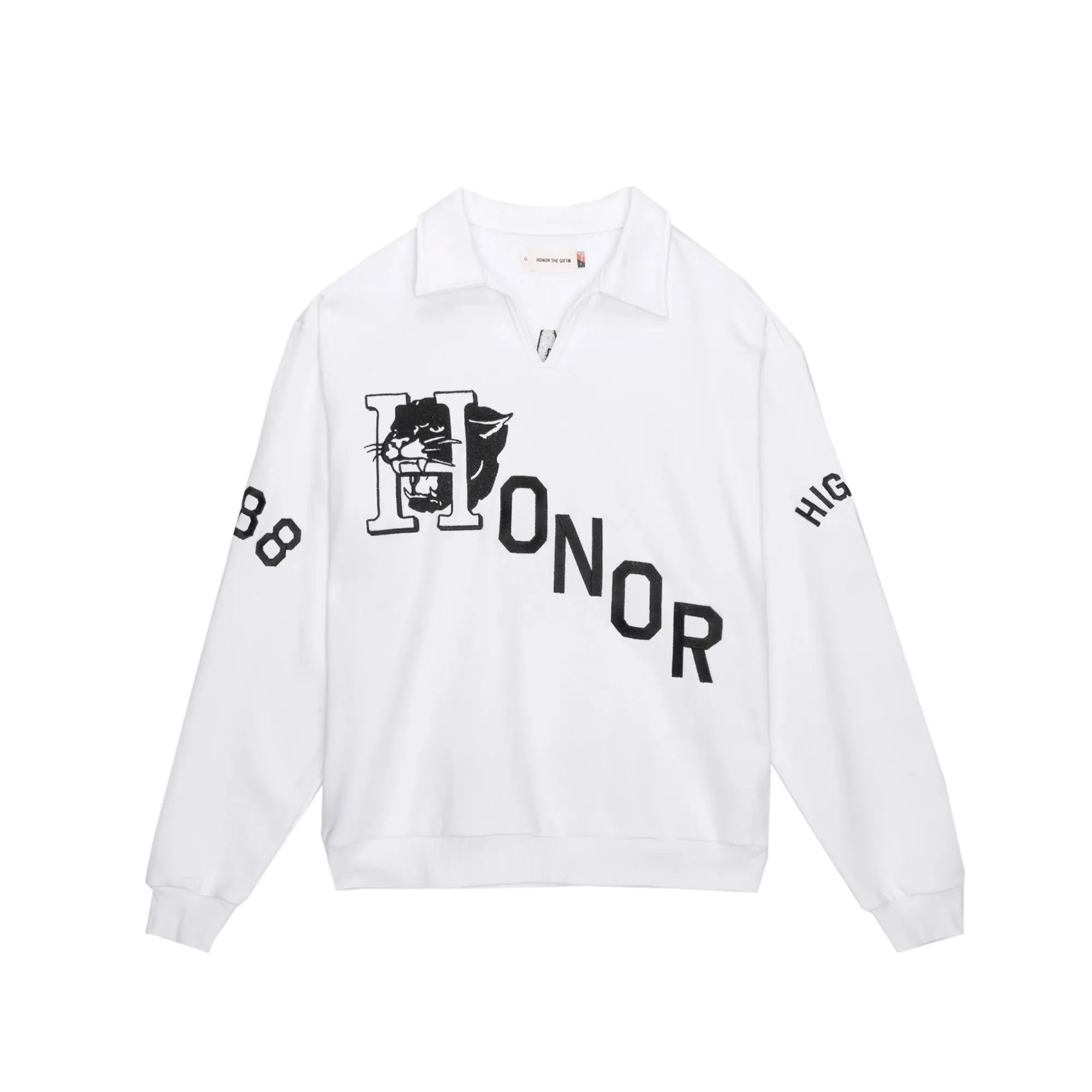 Honor The Gift Mens Mascot Henley Sweater
