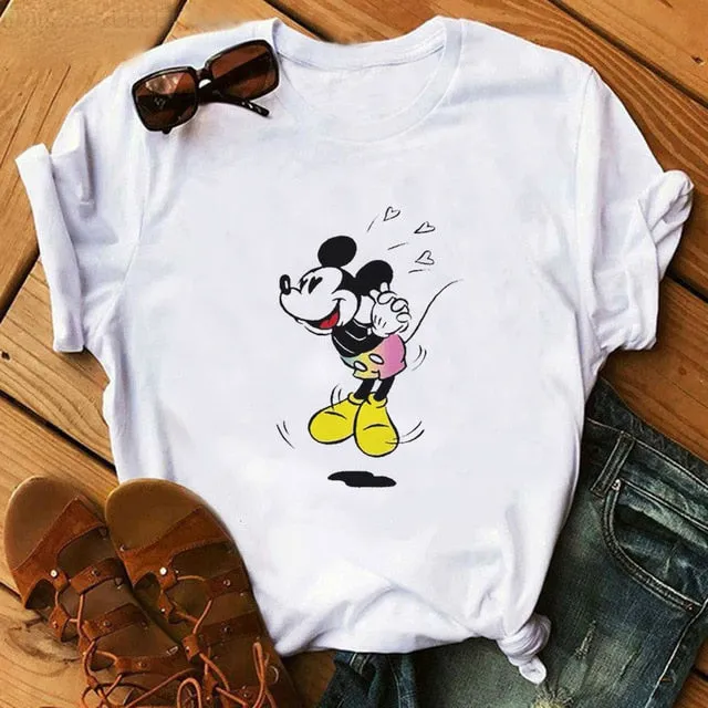 Hot Sale Summer Trend Style Cute Print Clothes Casual Vintage Shirt Chiffon Loose Women Blouses 2019 Print Fashion Women Tops