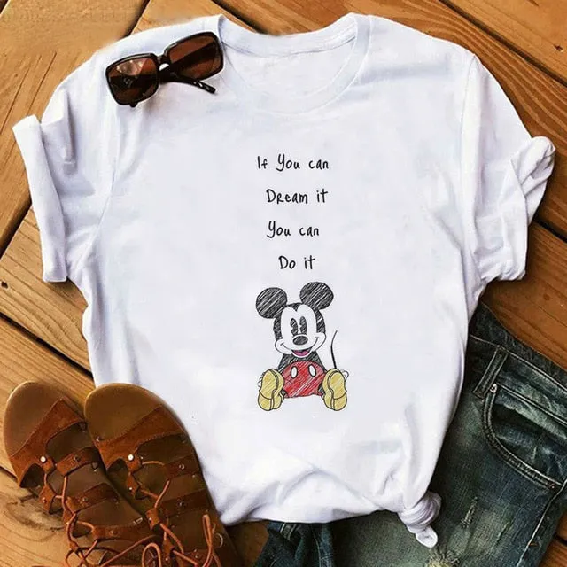 Hot Sale Summer Trend Style Cute Print Clothes Casual Vintage Shirt Chiffon Loose Women Blouses 2019 Print Fashion Women Tops