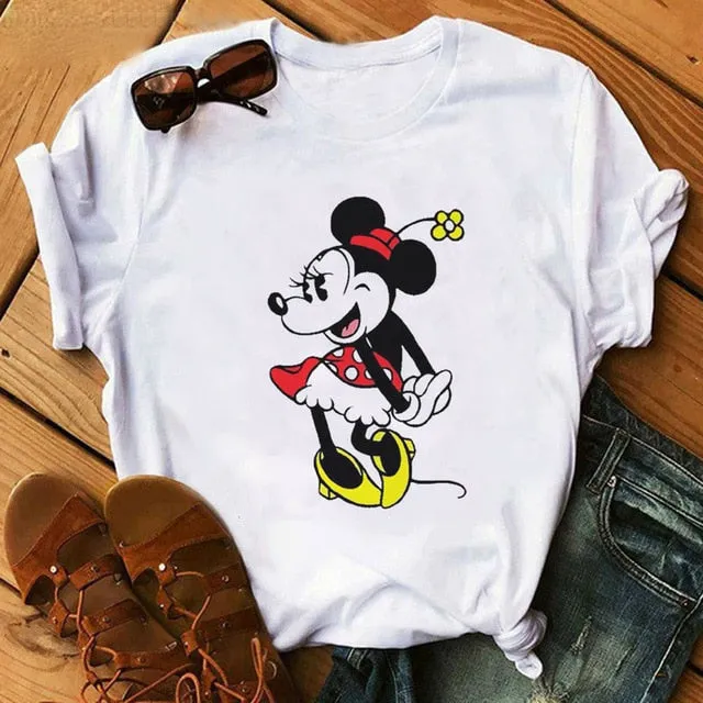 Hot Sale Summer Trend Style Cute Print Clothes Casual Vintage Shirt Chiffon Loose Women Blouses 2019 Print Fashion Women Tops