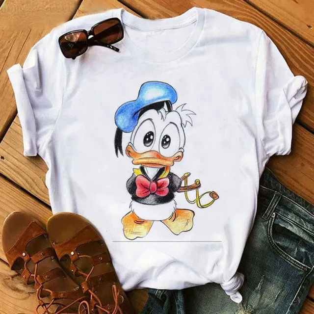 Hot Sale Summer Trend Style Cute Print Clothes Casual Vintage Shirt Chiffon Loose Women Blouses 2019 Print Fashion Women Tops