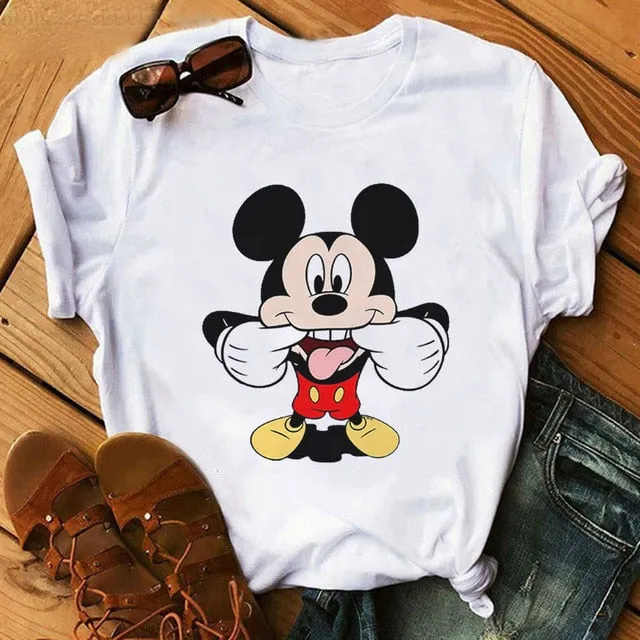 Hot Sale Summer Trend Style Cute Print Clothes Casual Vintage Shirt Chiffon Loose Women Blouses 2019 Print Fashion Women Tops