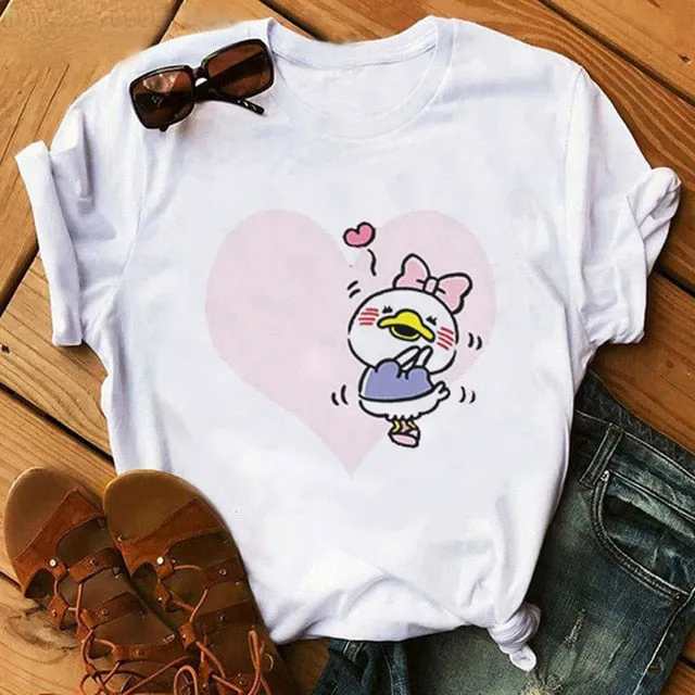 Hot Sale Summer Trend Style Cute Print Clothes Casual Vintage Shirt Chiffon Loose Women Blouses 2019 Print Fashion Women Tops
