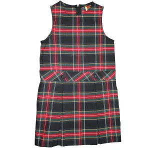 Jumper "Classic Macbeth" Plaid #63 Round Neck Kick Pleat