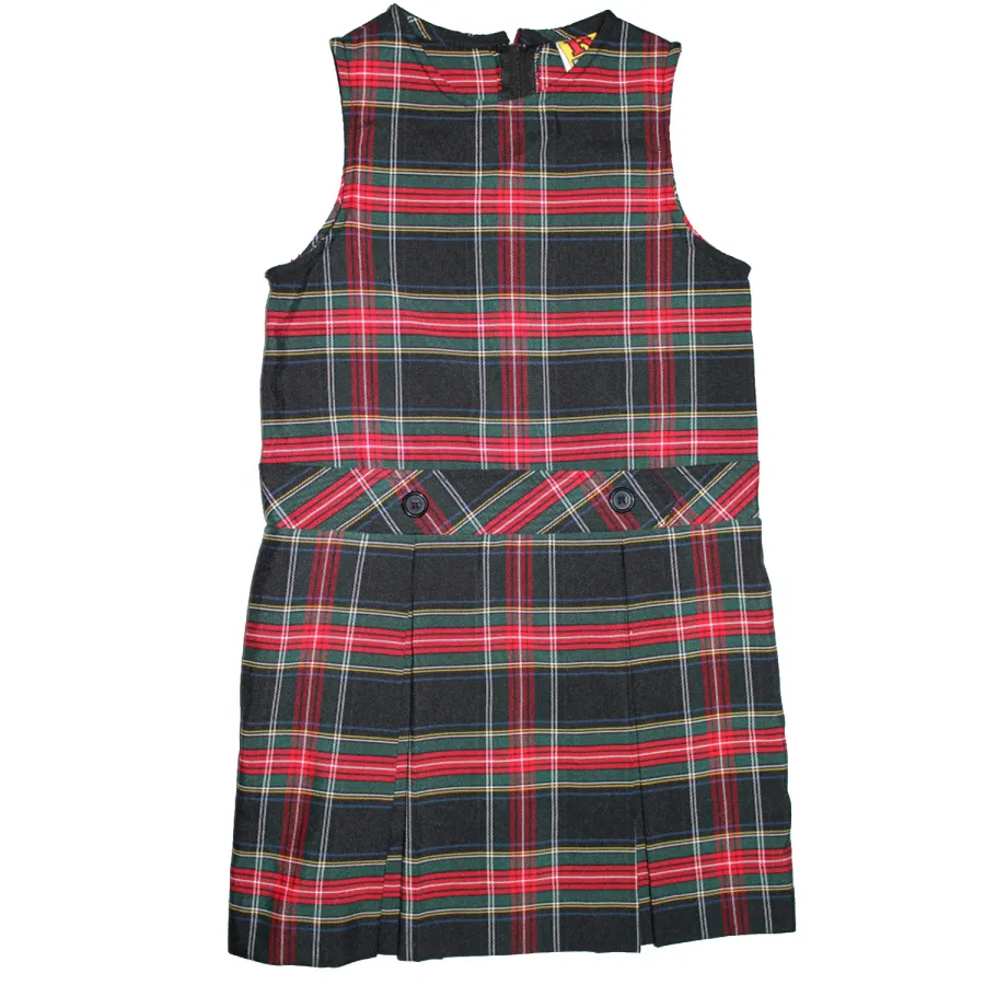 Jumper "Classic Macbeth" Plaid #63 Round Neck Kick Pleat