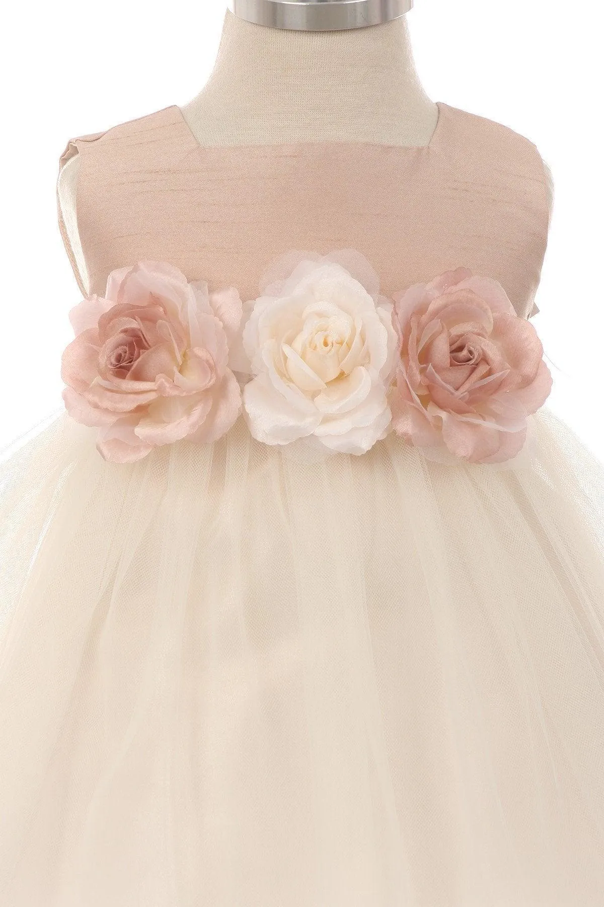 Kids Dream Baby Girl Dress - Vintage Rose KD428