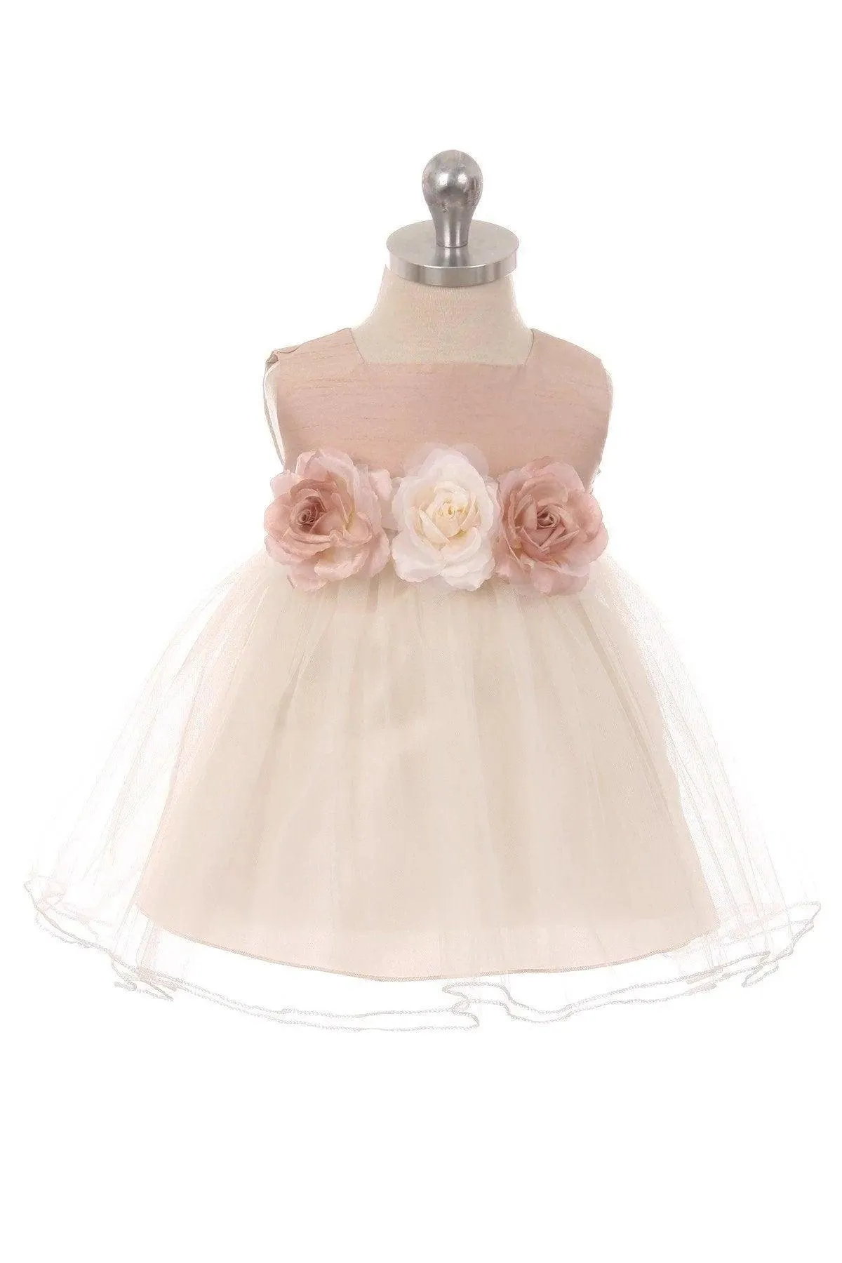 Kids Dream Baby Girl Dress - Vintage Rose KD428