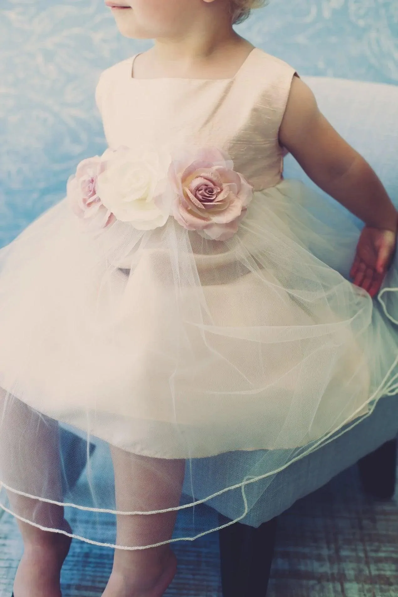 Kids Dream Baby Girl Dress - Vintage Rose KD428