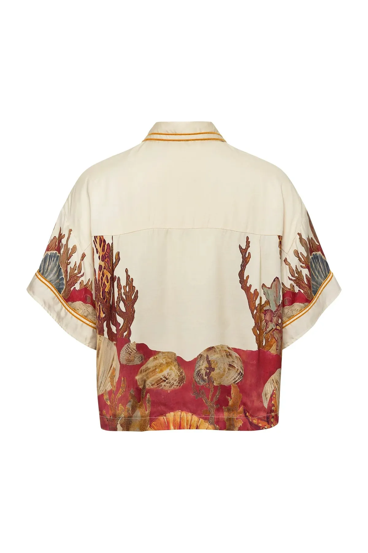 Kimono Top Ocean Floor Cream