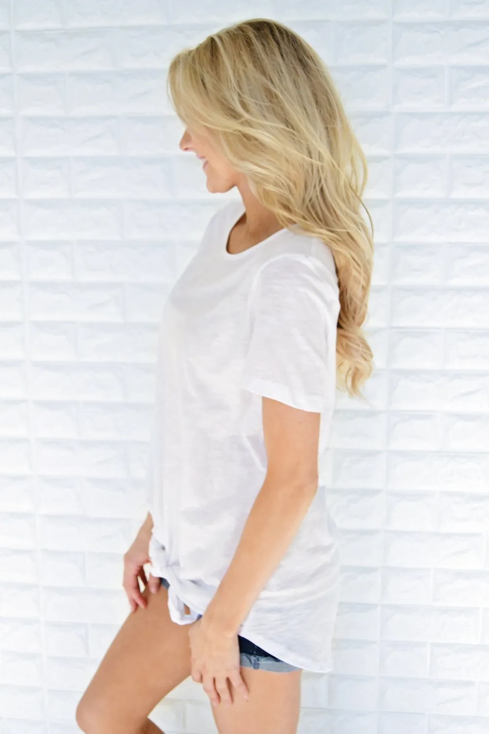Knot Over You Top ~ White