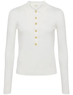 L'Agence Sterling Collared Sweater