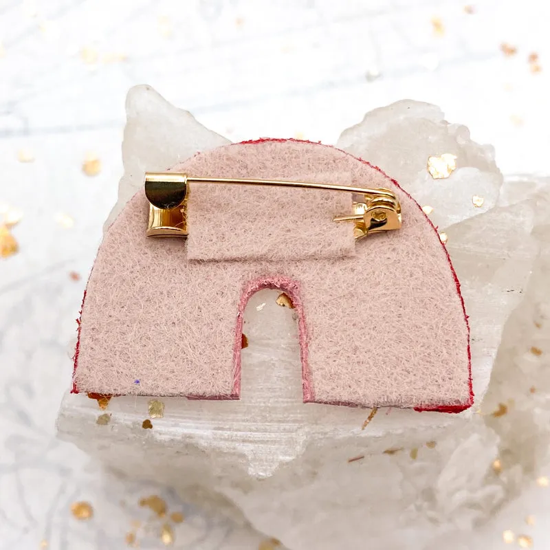 Lavender, Yellow Rainbow Pin - Paris Find!