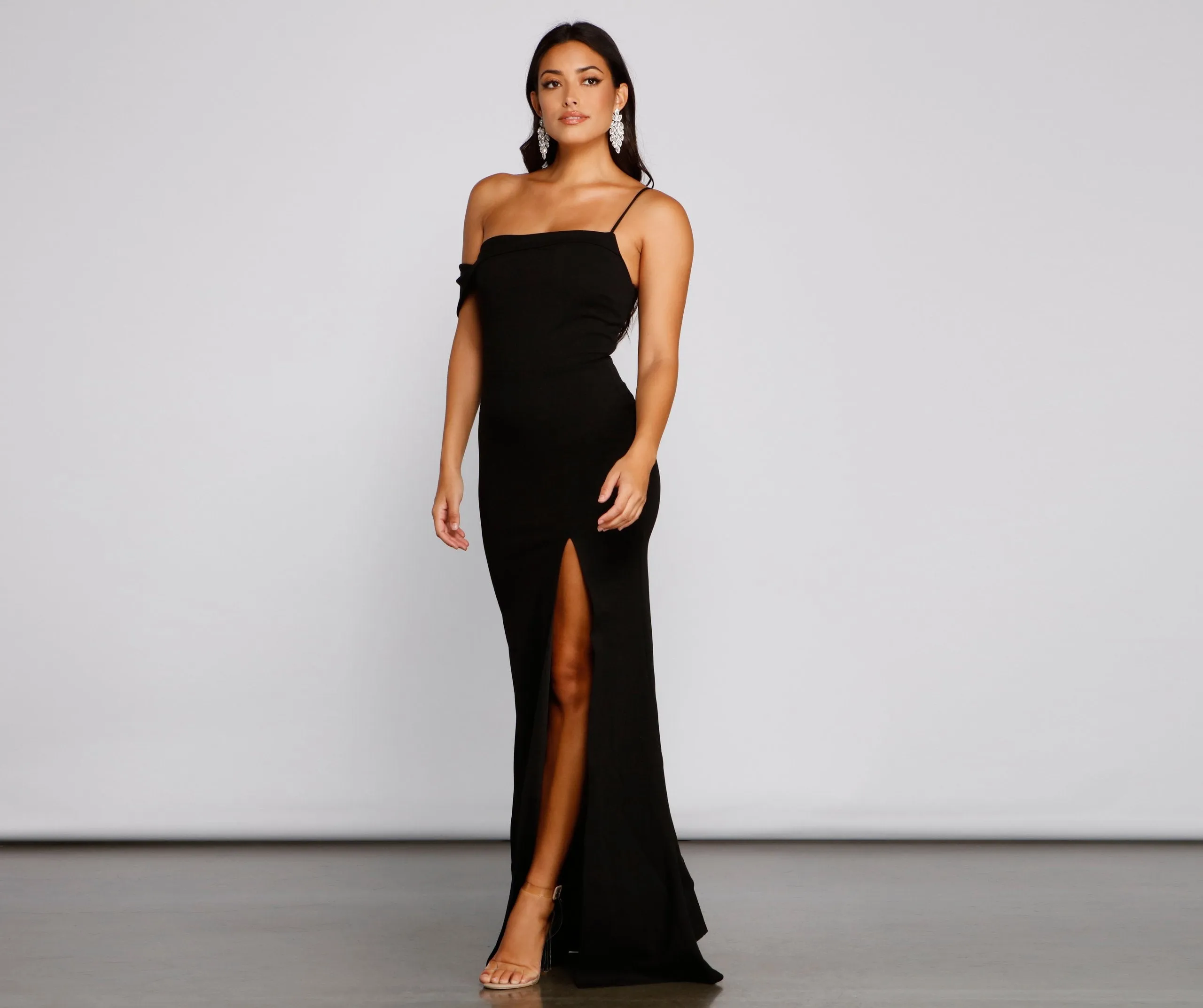 Lessie Formal Off Charming The Shoulder Mermaid Dress