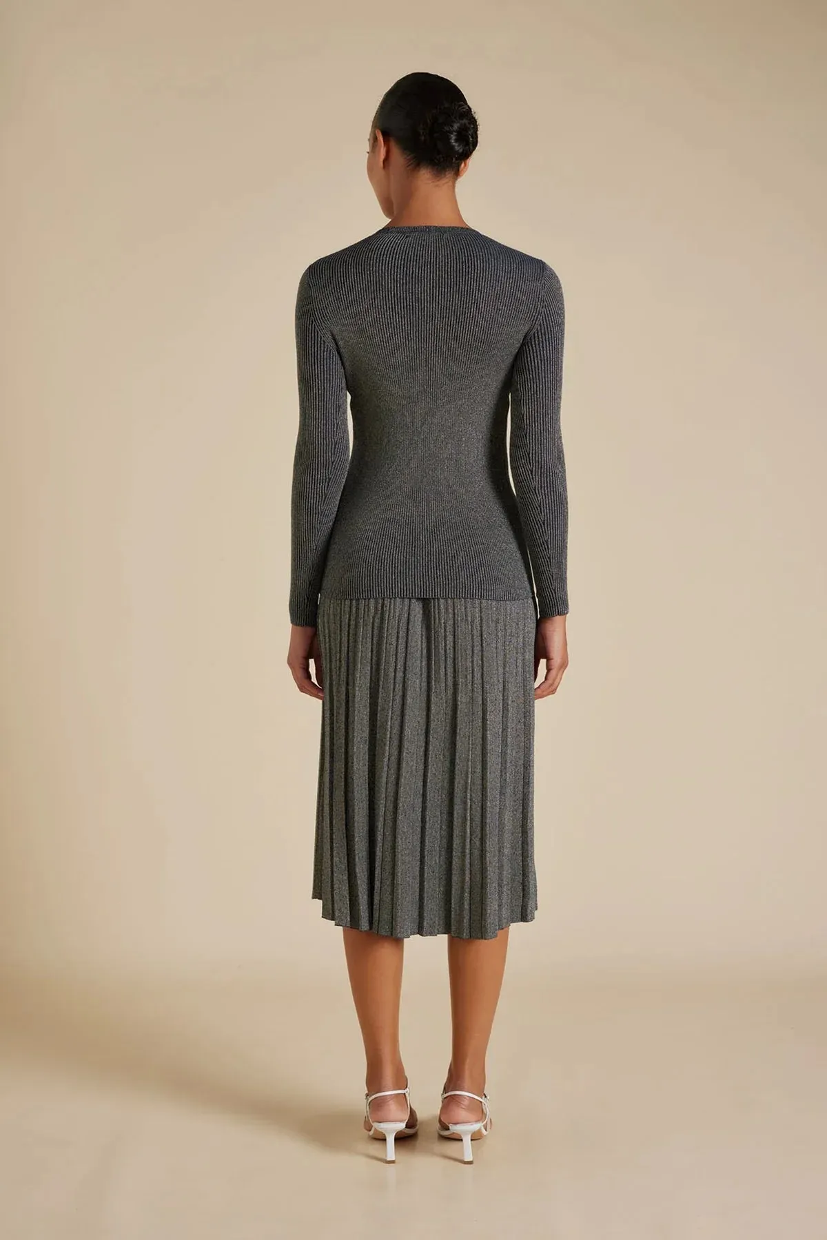 Lexie Skirt Lurex - Navy