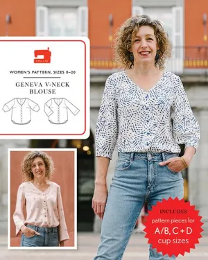 Liesl   Co : Geneva V- Neck Blouse