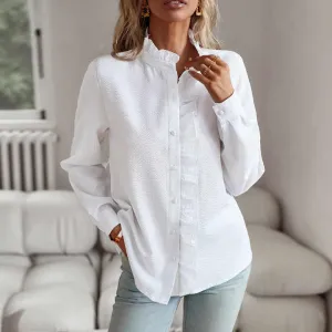 Lisa - Elegant blouse with cuff collar