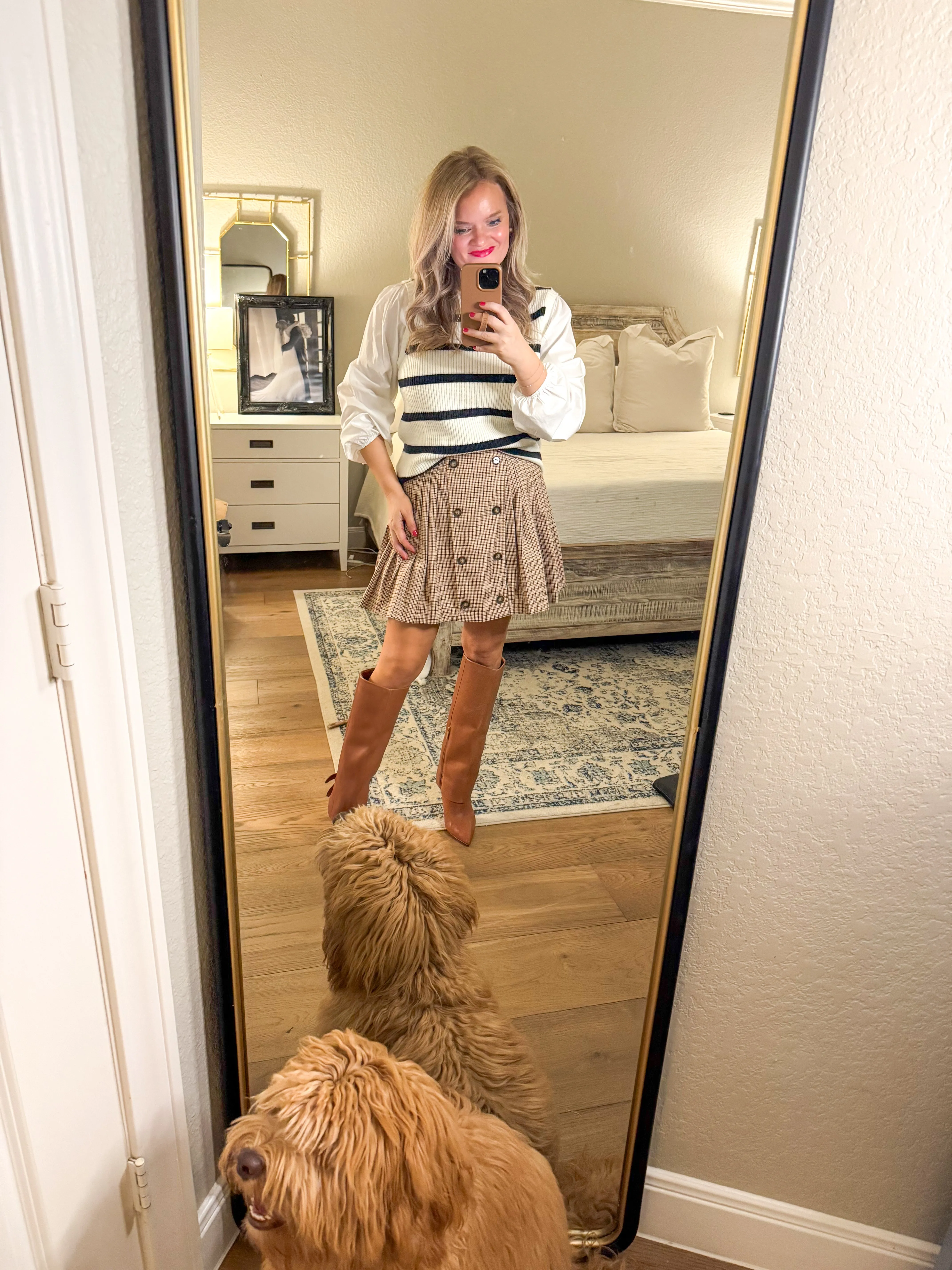 Liz Striped Sweater Blouse