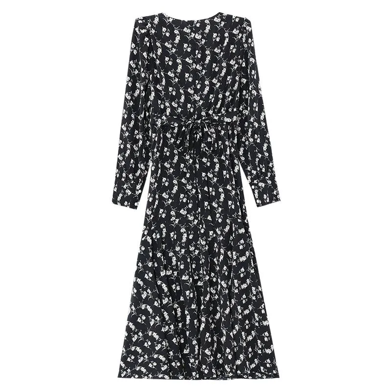 Long Sleeve A-Line Dress for a Comfortable Fit