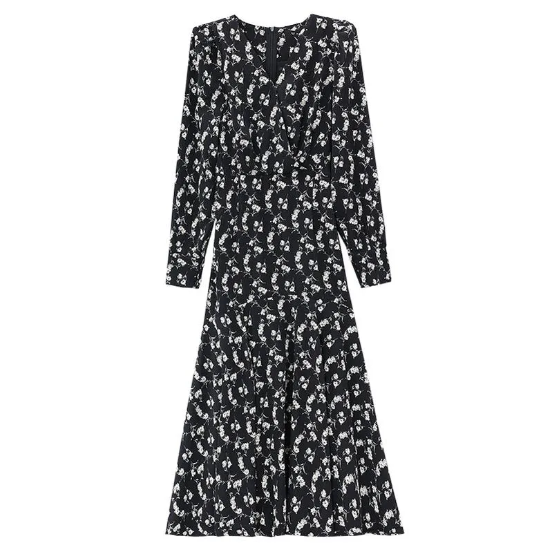 Long Sleeve A-Line Dress for a Comfortable Fit