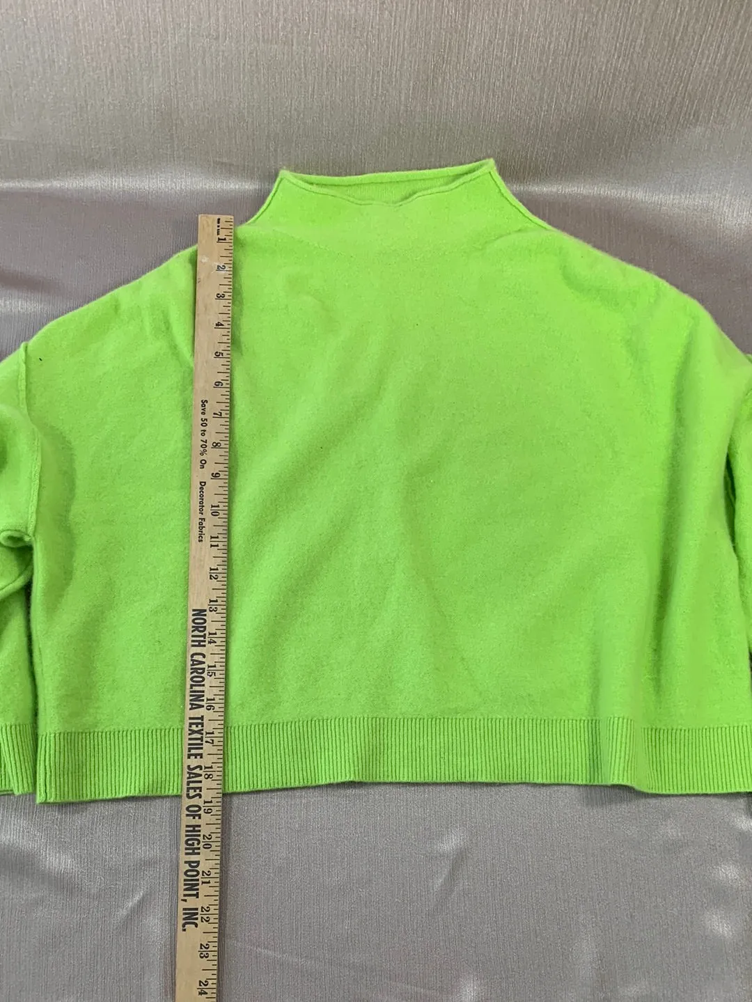 LOT OF 3 CASHMERE Sweaters Upcycle Felt Craft Cutters Fabric navy green