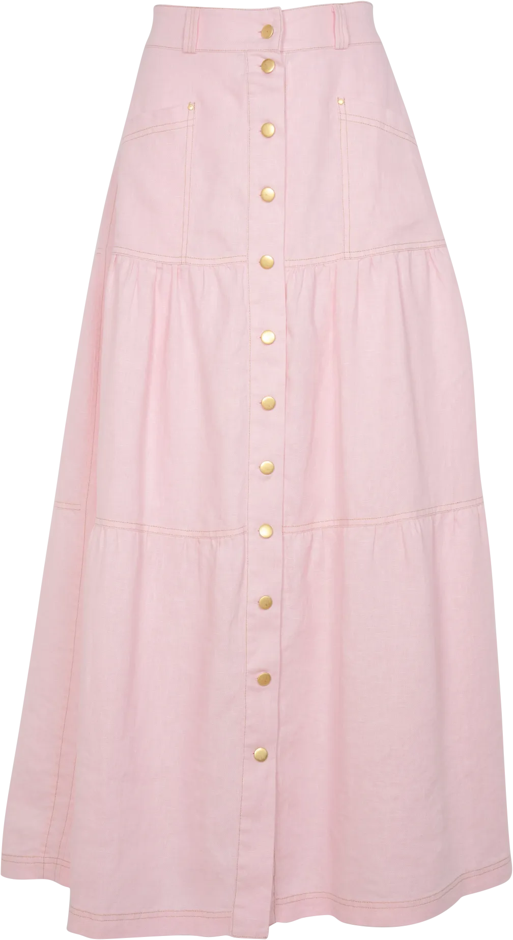 Lotus Linen Skirt in Ballet