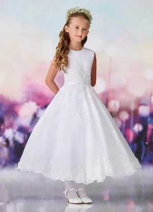 Macis Design A-Line Toddler Dress - White 119377
