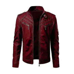 Mens Motorcycle Original Leather Jacket
