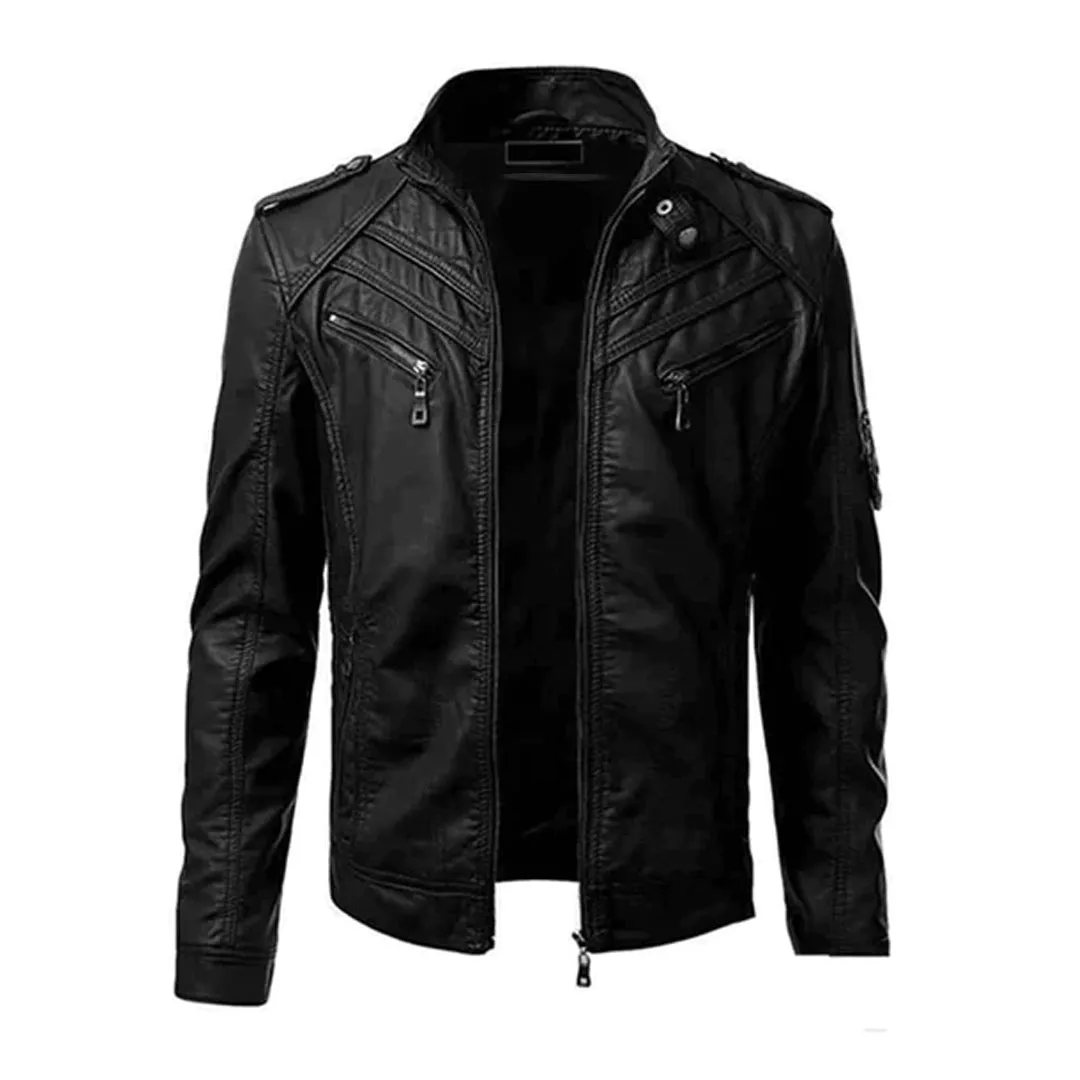 Mens Motorcycle Original Leather Jacket