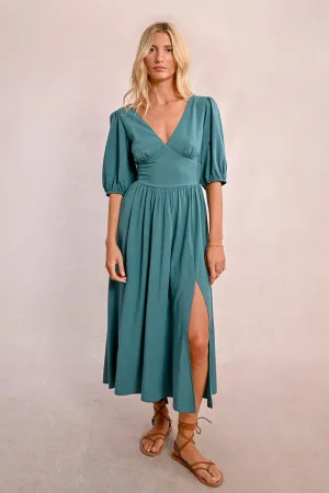 MID-LENGTH DRESS, SLIT