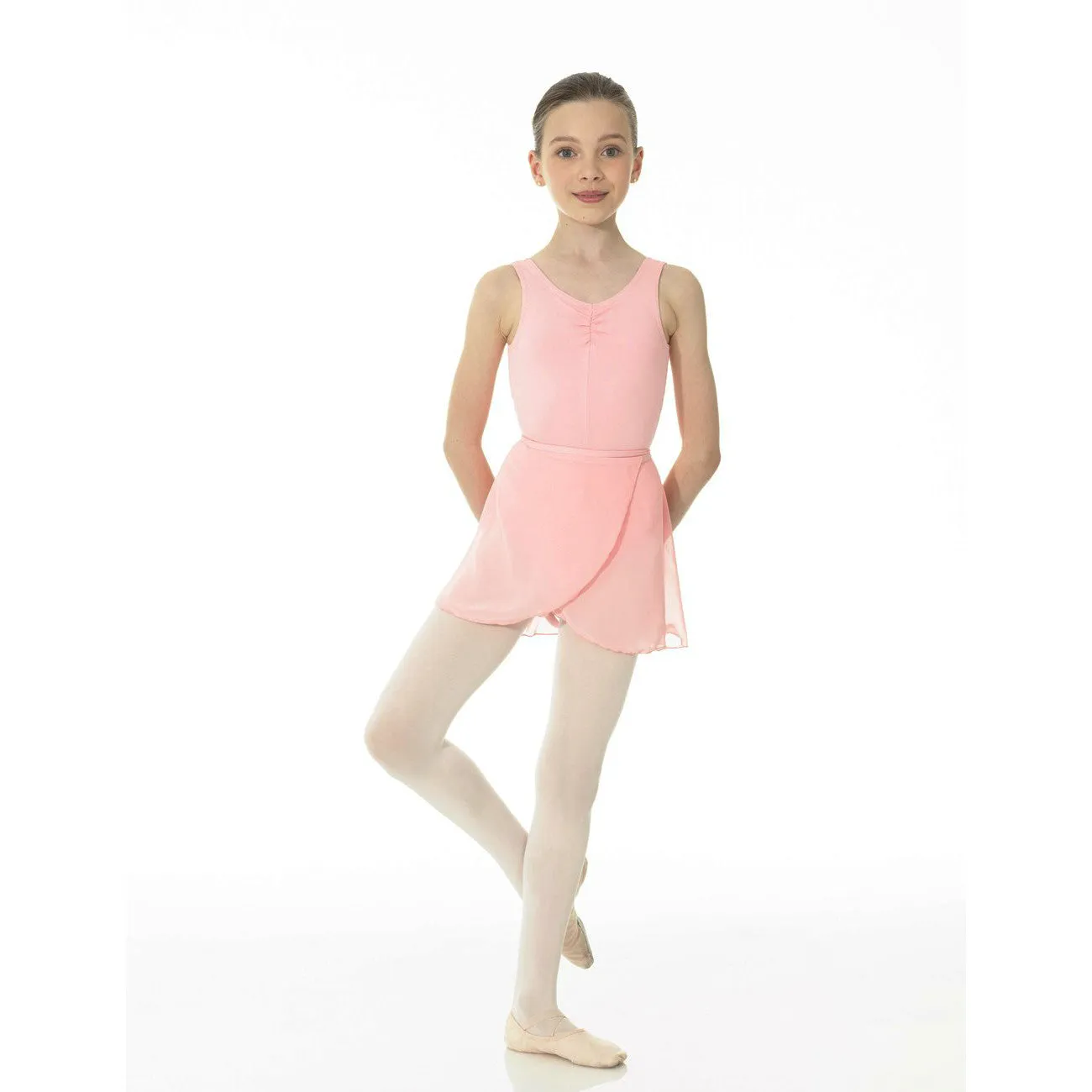 Mondor Adult True Pink Wraparound Skirt