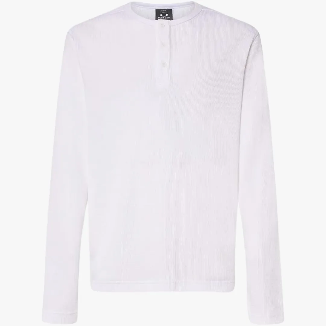 M's All Day Waffle Long Sleeve Henley Tee