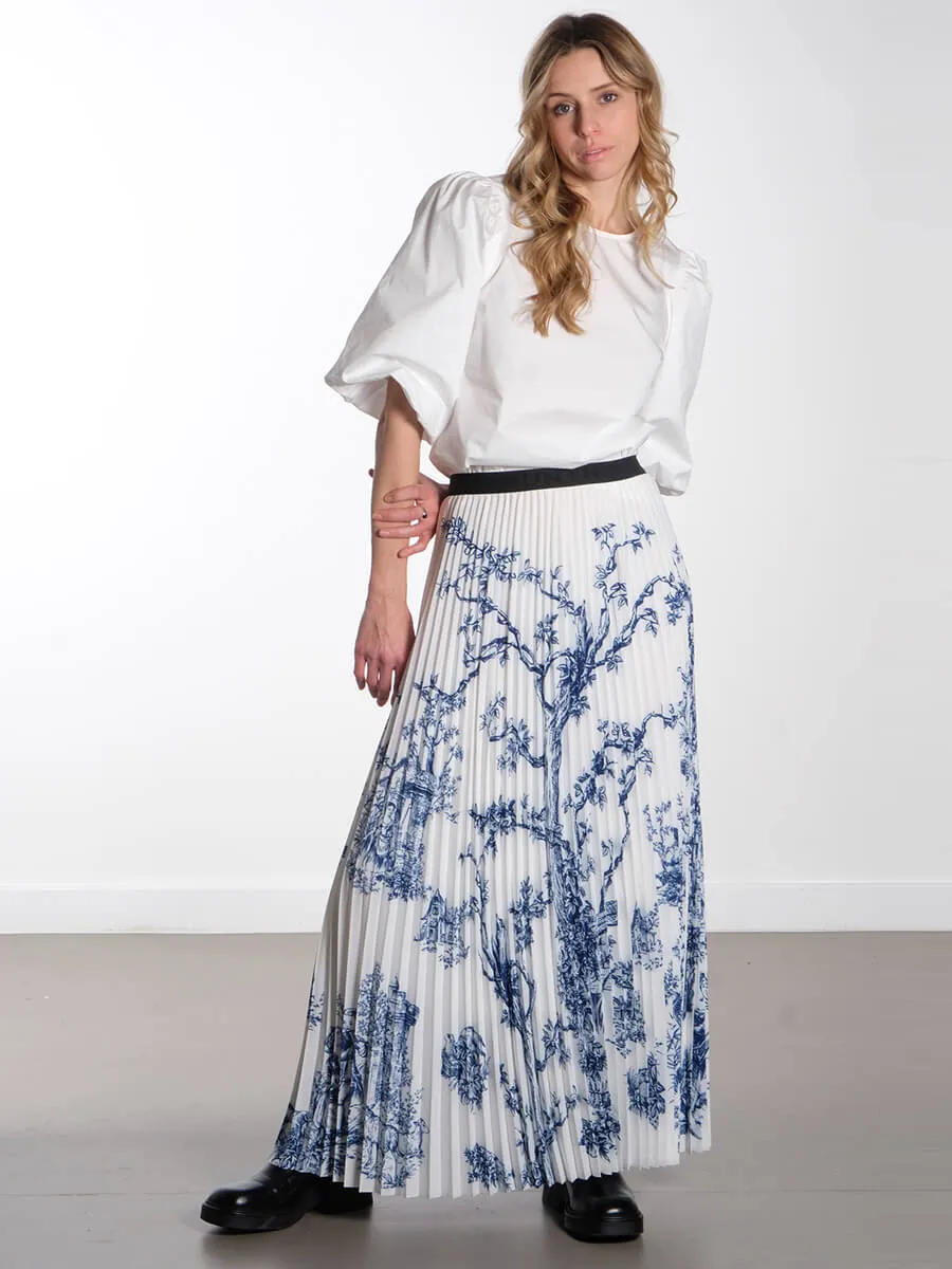 MSJoa Short Sleeve Blouse - Cloud Dancer