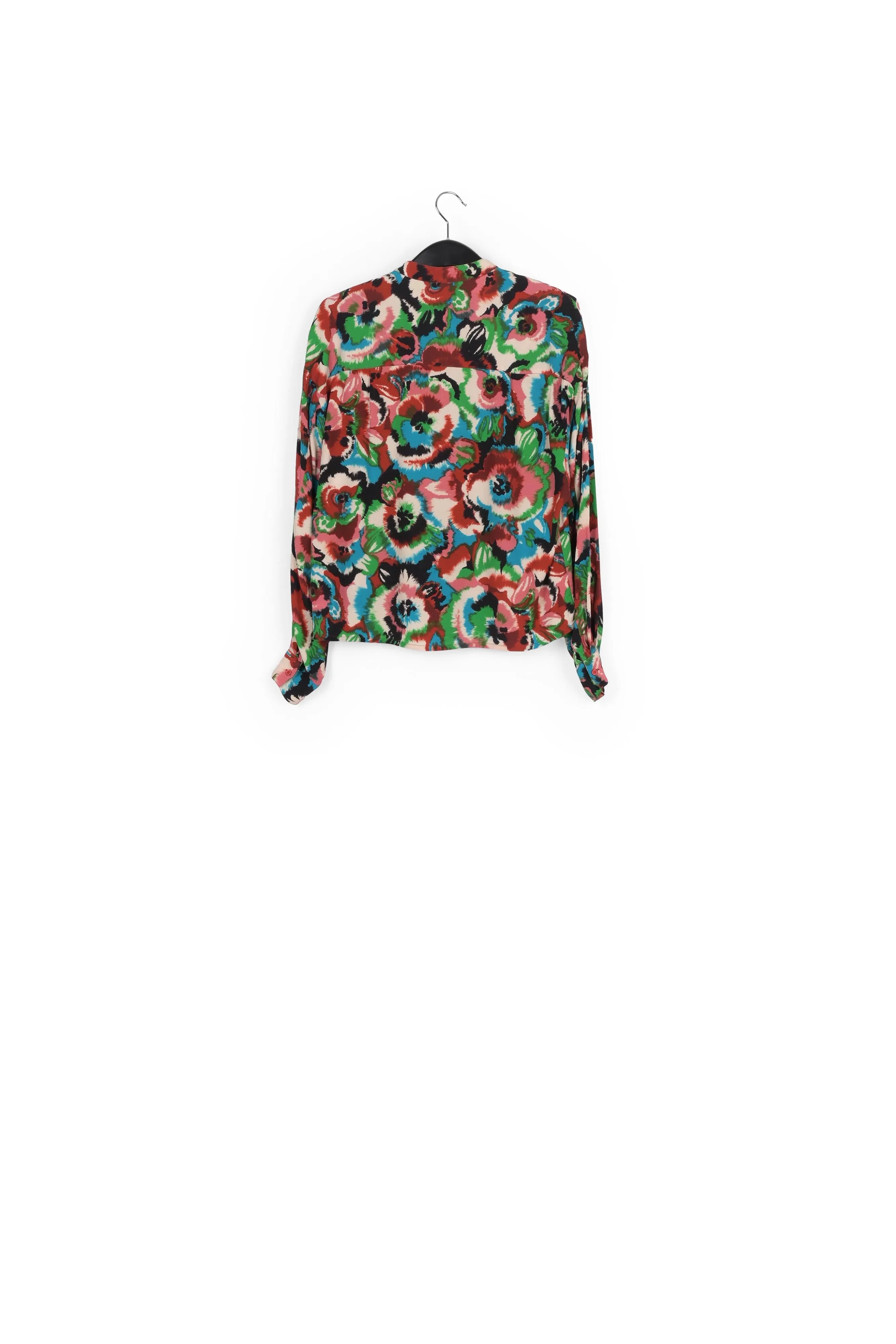 Multicolor floral-print shirt