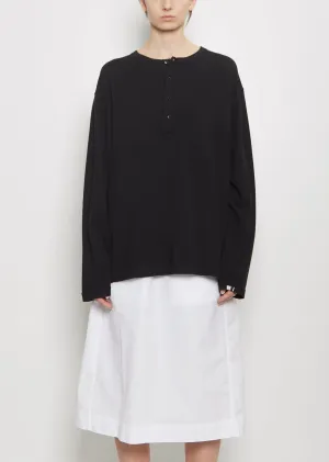 n°407 Fatou Cotton Cashmere Sweater — Raven
