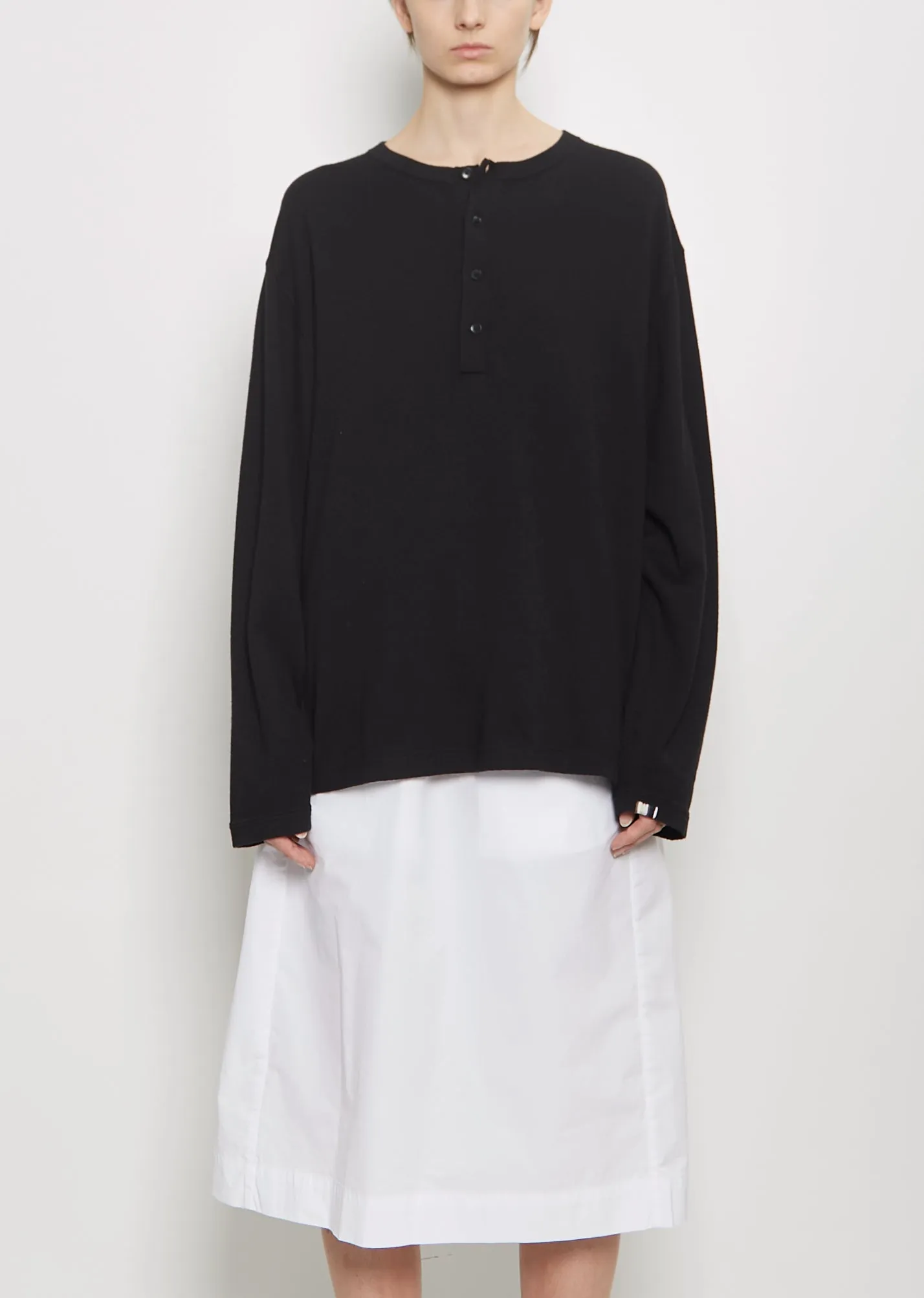 n°407 Fatou Cotton Cashmere Sweater — Raven