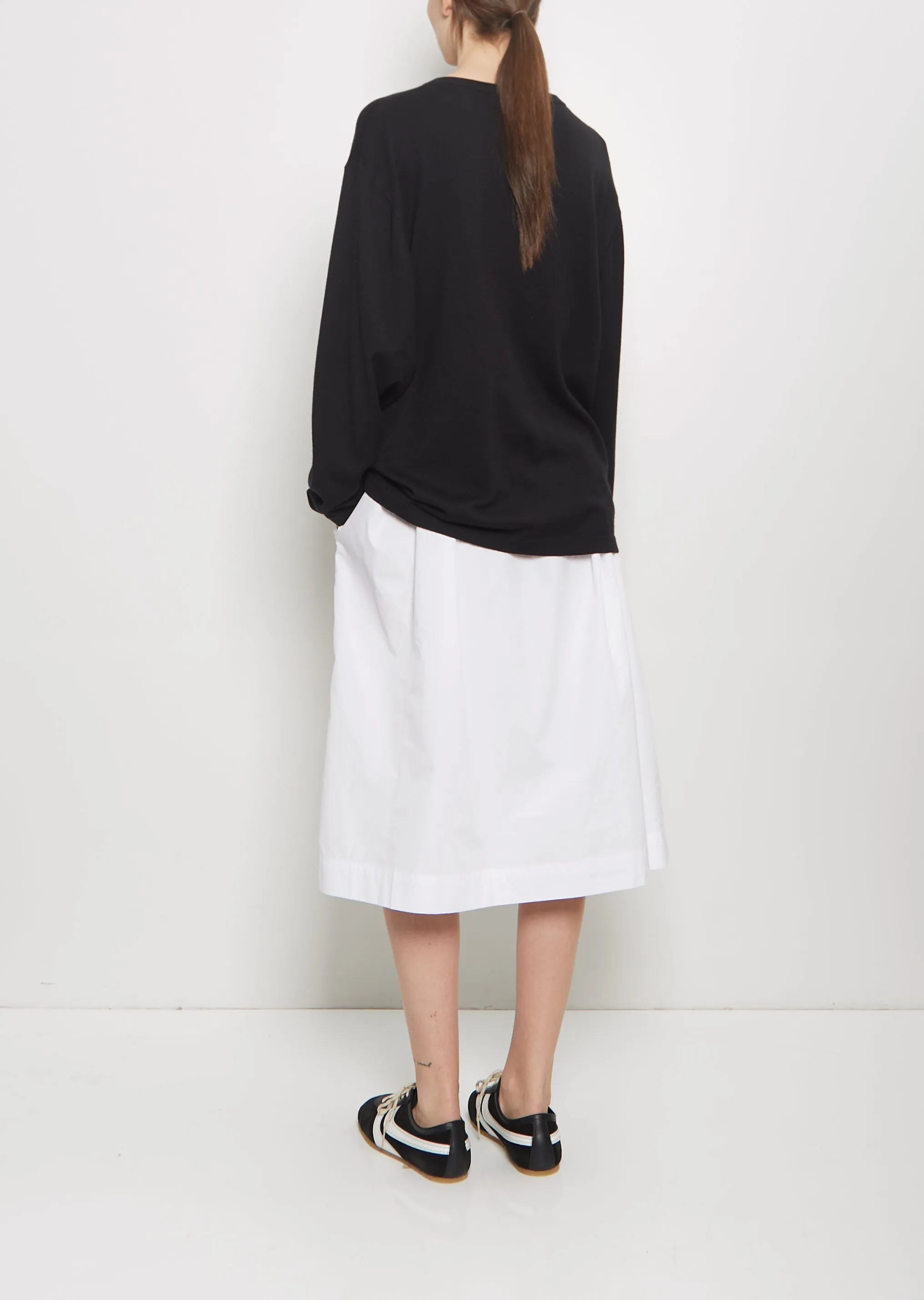 n°407 Fatou Cotton Cashmere Sweater — Raven