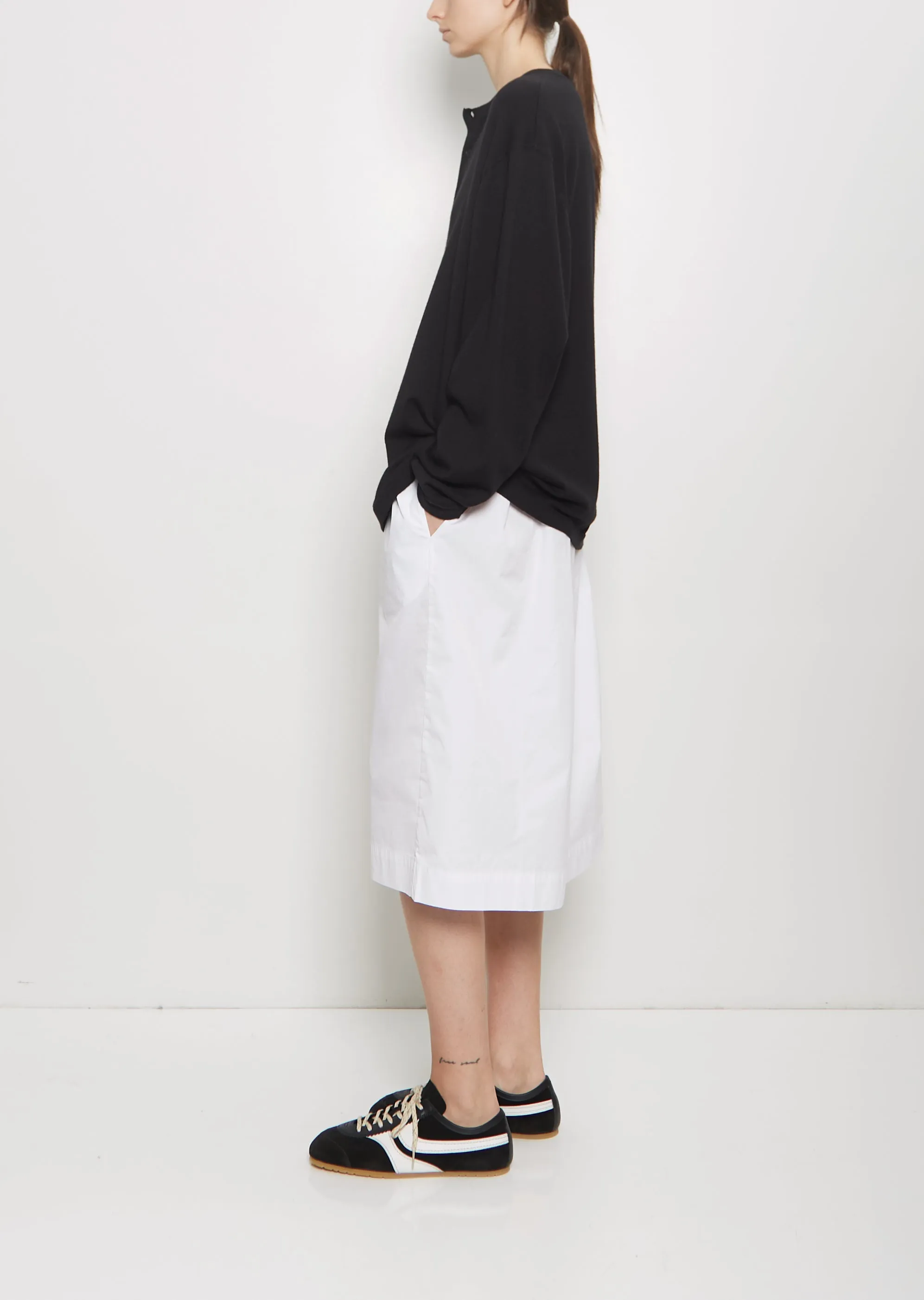 n°407 Fatou Cotton Cashmere Sweater — Raven