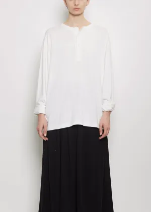 n°407 Fatou Cotton Cashmere Tee — Snow