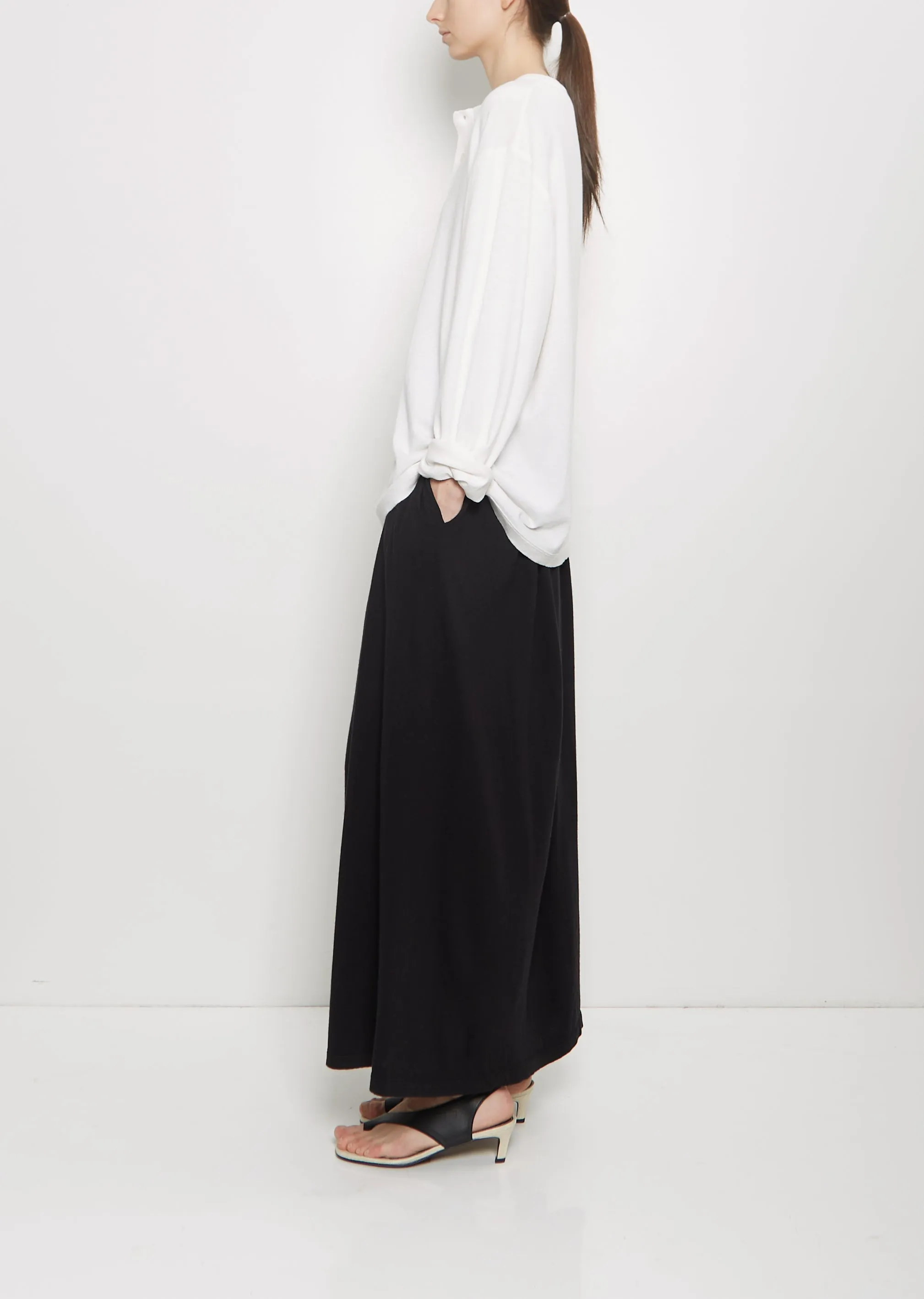 n°407 Fatou Cotton Cashmere Tee — Snow
