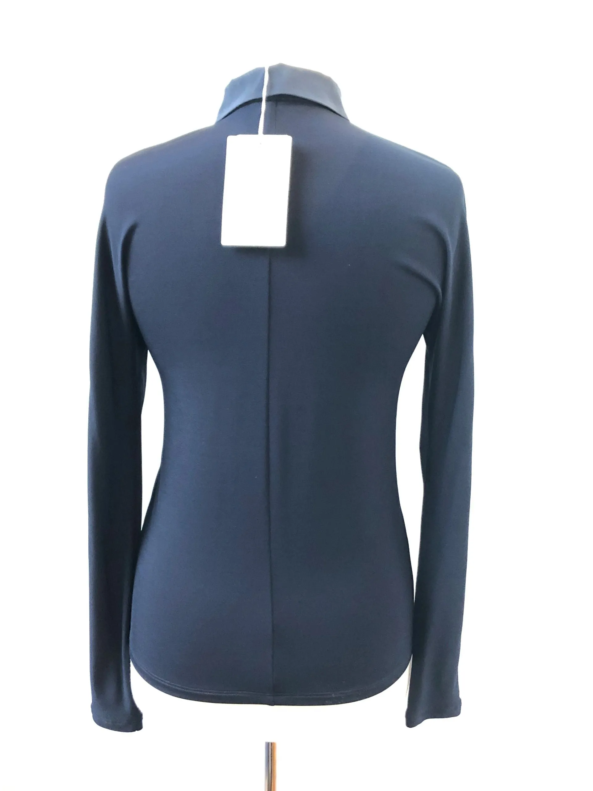 NEW Max Mara Silk Trim Blouse Size Xs