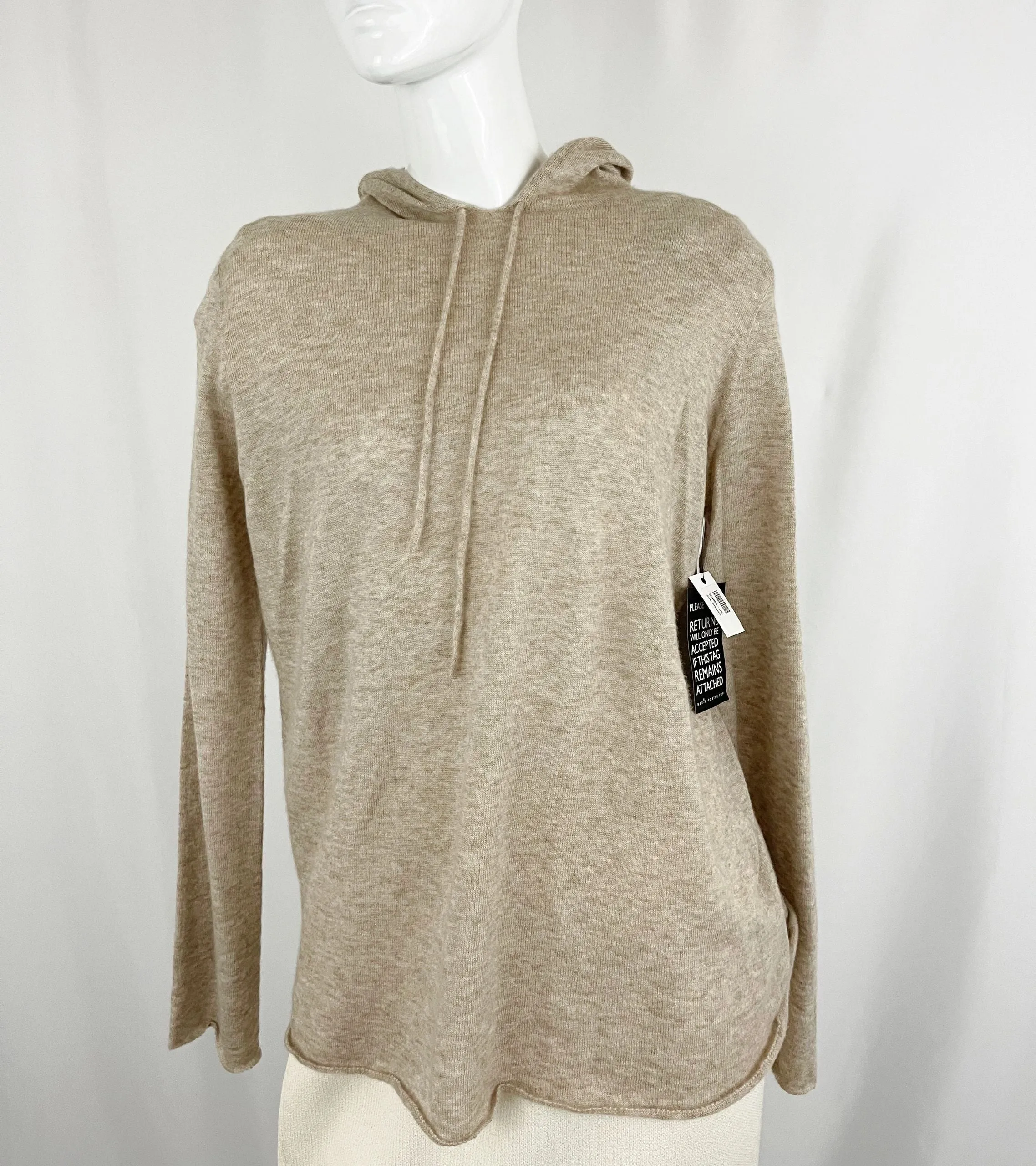 NEW  The Row Cashmere Hooded Sweater Size M