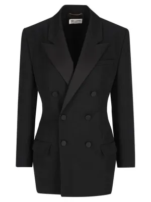 No customs hassle  Laurent Saint Tailored options Laurent Black Jackets Saint