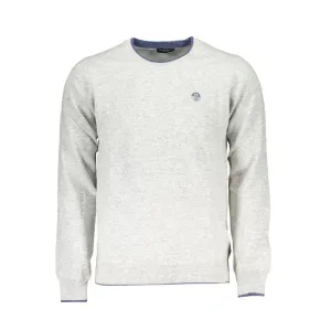 North Sails Gray Polyamide Men Sweater