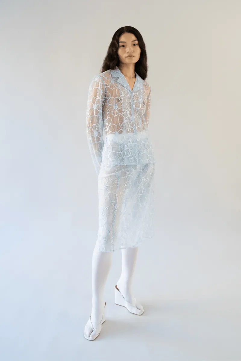 OpéraSPORT ALBA LONG SKIRT Ice Blue
