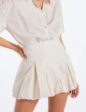 Pamela Bubble Skirt, Polka Dot
