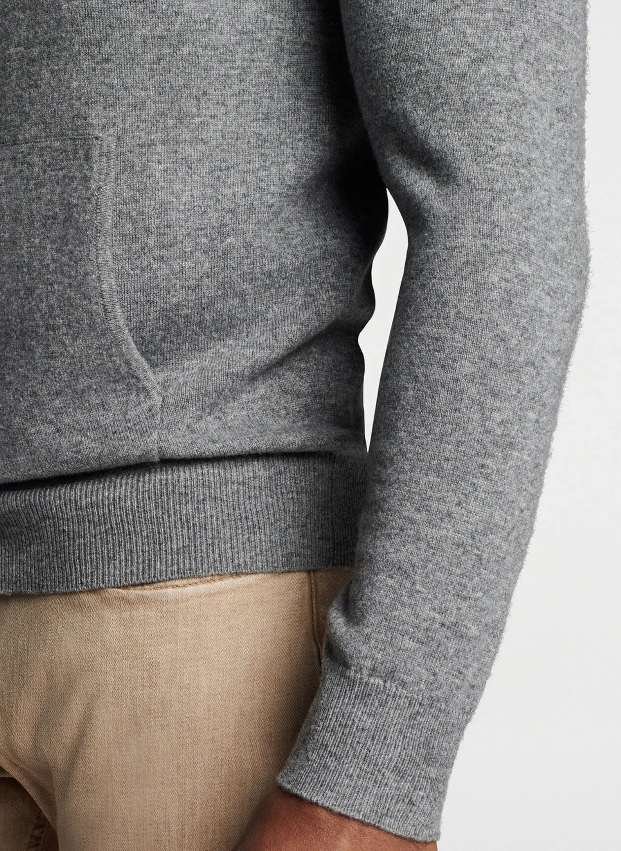 Peter Millar Conway Wool Cashmere Popover Hoodie