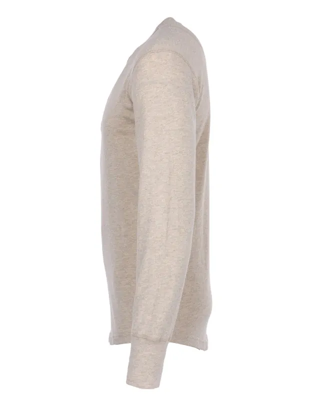 Pike Brothers - Longsleeve '1927 Henley Shirt Ecru'
