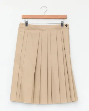 Pleat Skirt, Sand
