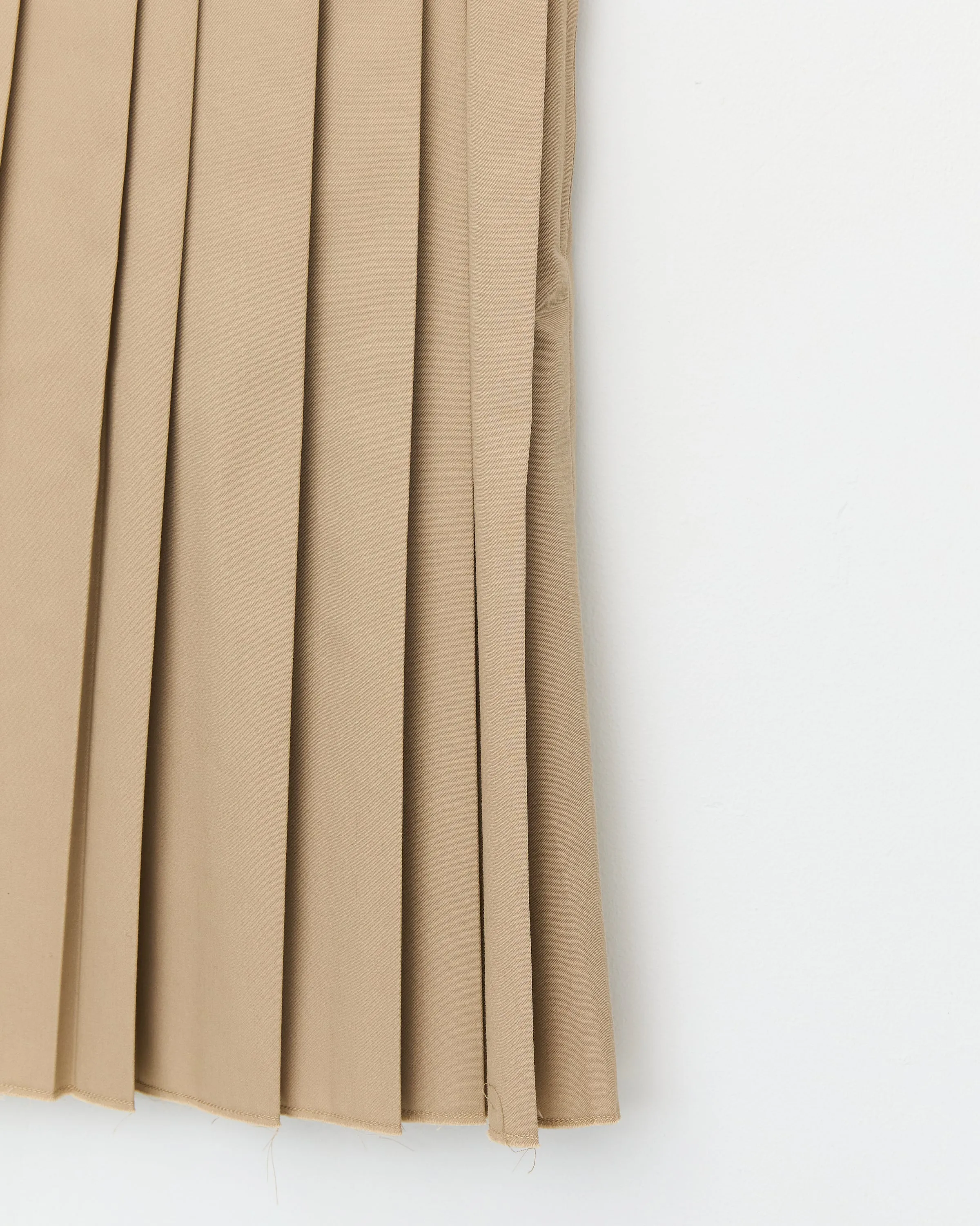 Pleat Skirt, Sand